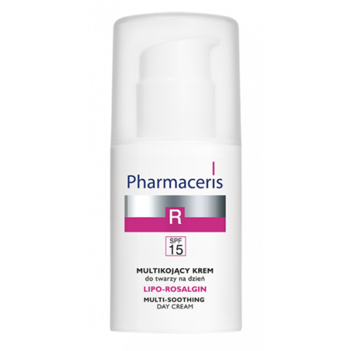 PHARMACERIS R  Multi-soothing face cream for dry, normal and sensitive skin SPF 15 LIPO-ROSALGIN, 30ml