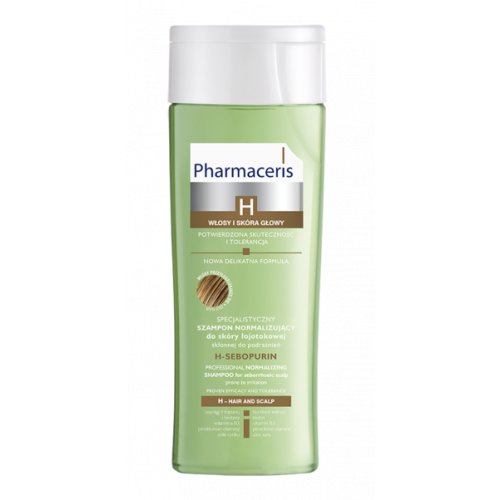 PHARMACERIS H professional normalizing shampoo for seborrhoeic scalp and oily hair H-SEBOPURIN, 250ml