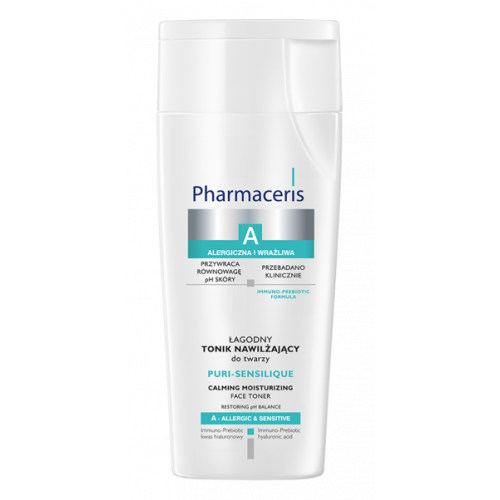 PHARMACERIS A Calming moisturizing face toner PURI-SENSILIQUE, 200ml