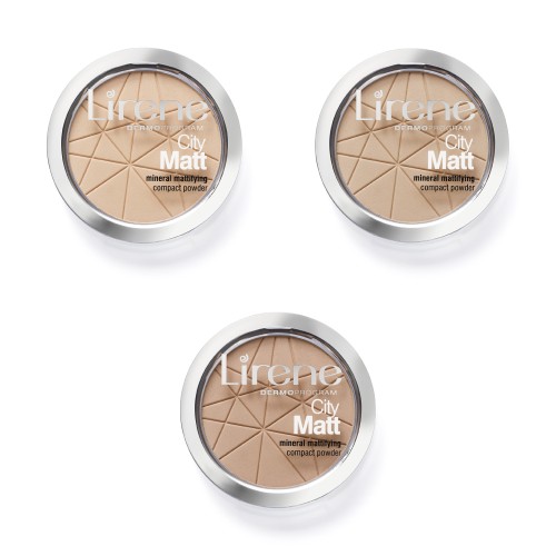 LIRENE CITY MATT Mineral compact powder, TRANSPARENT 01, 9g