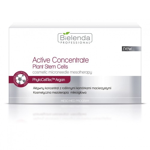 BIELENDA PROFESSIONAL Active concentrate with plant stem cells, Cosmetic microneedle  mesotherapy, 10 X 3ml