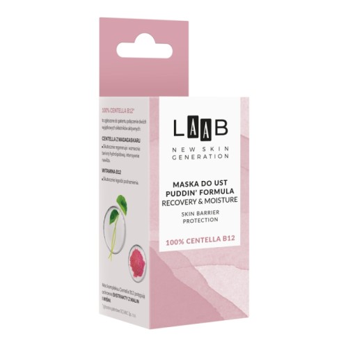 AA LAAB 100% CENTELLA B12 Lip Mask Puddin' formula Recovery & Moisture 15g