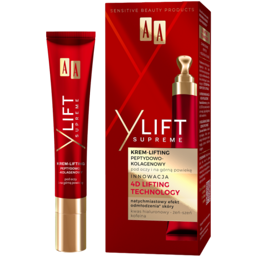 AA Y LIFT SUPREME Peptide-collagen lifting under eye and upper eyelid cream 15ml