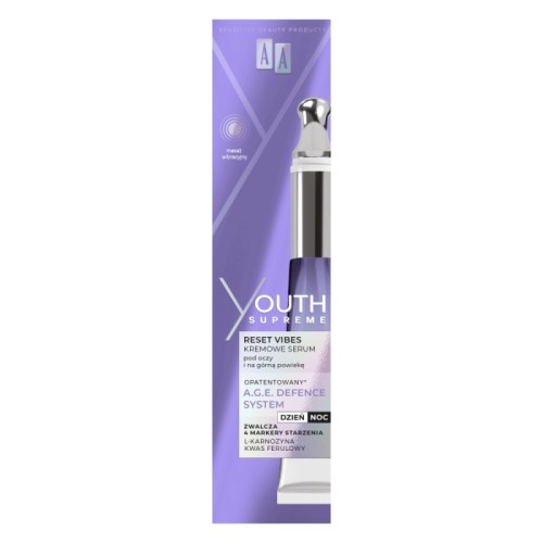 AA YOUTH SUPREME Reset vibes creamy eye and upper eyelid serum 15ml