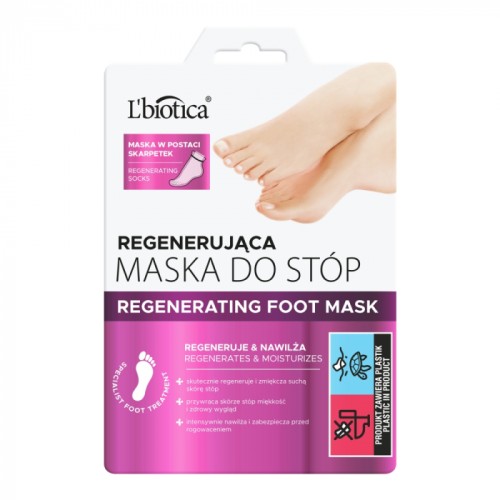 LBIOTICA REGENERATING SOCKS REGENERATING FOOT MASK REGENERATES AND MOISTURIZES 32 ML