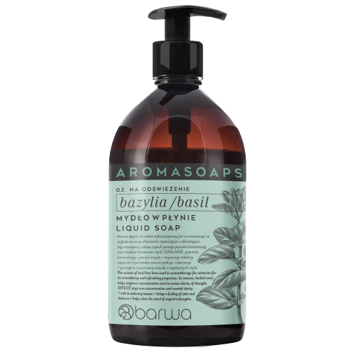 BARWA AROMA SOAPS Basil liquid soap 500 ml