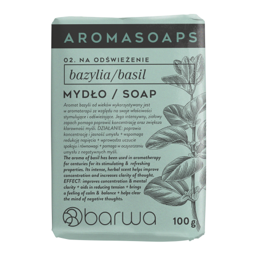 BARWA AROMA SOAPS Basil Bar Soap 100 g