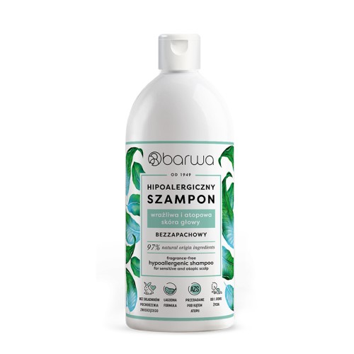 BARWA HYPOALLERGENIC FRAGRANCE-FREE Shampoo 400ml
