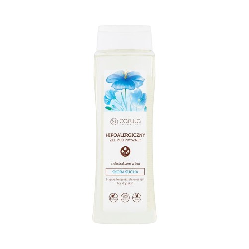BARWA HYPOALLERGENIC SHOWER GEL FOR DRY SKIN WITH FLAX EXTRACT 400ml