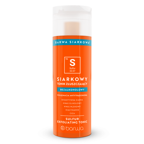 BARWA SULFUR EXFOLIATING TONIC alcohol-free 200ml