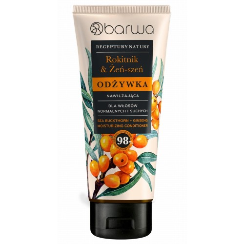BARWA RECEPTURY NATURY Sea Buckthorn + Ginseng Moisturizing Conditioner 200 ml