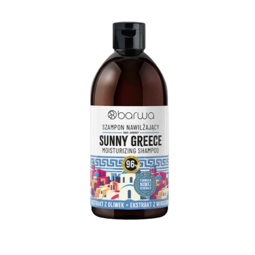 BARWA HAIR JOURNEY Sunny Greece Moisturizing Shampoo 380 ml