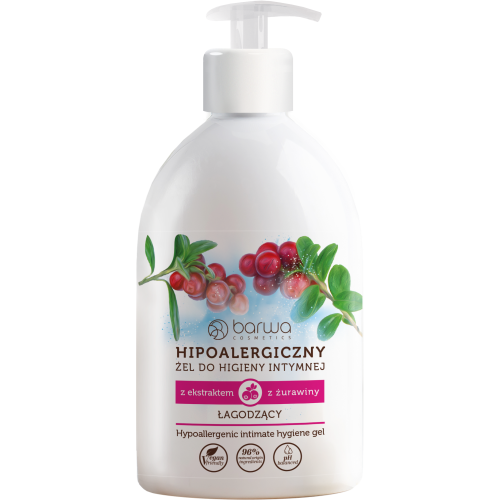 BARWA HYPOALLERGENIC INTIMATE HYGIENE GEL WITH CRANBERRY EXTRACT 500ML