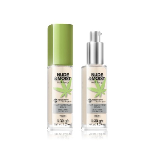 BELL HYPOALLERGENIC NUDE&MOIST MAKE-UP FLUID 01 LIGHT BEIGE 30g