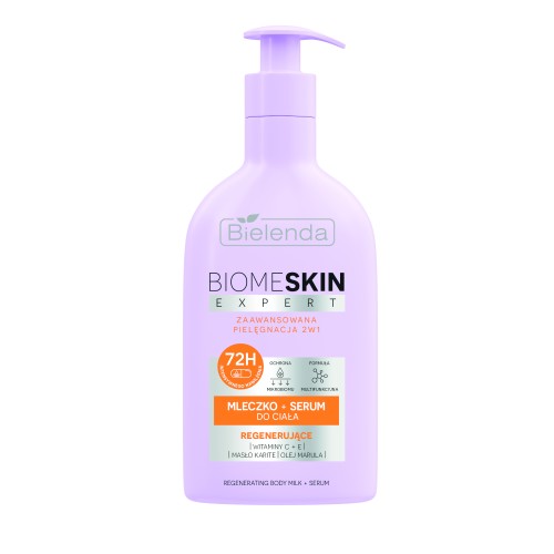 BIELENDA BIOME SKIN EXPERT BODY MILK + SERUM 2IN1 REGENERATING  350 ml