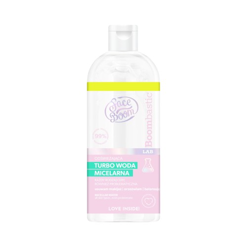 FACE BOOM BOOMBASTIC LAB Refreshing turbo micellar water 400 ml