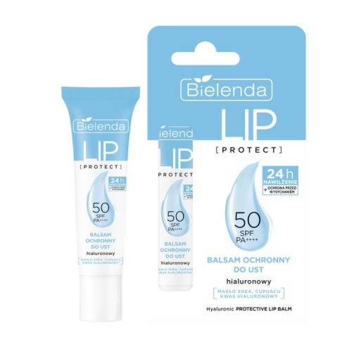 BIELENDA LIP PROTECT PROTECTIVE HYALURONIC LIP BALM SPF 50
