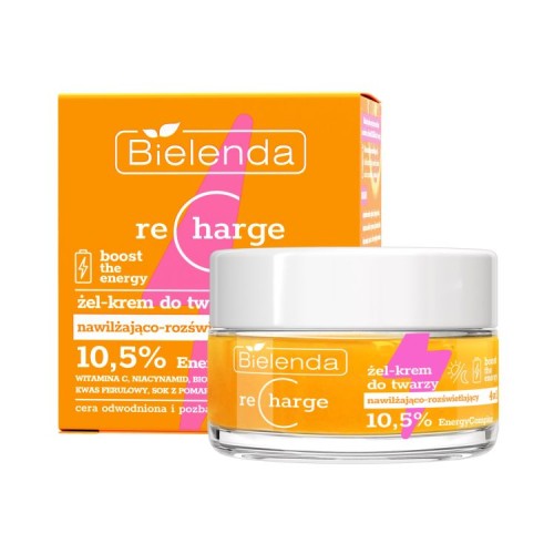 BIELENDA RECHARGE GEL - FACE CREAM MOISTURIZING AND ILLUMINATING 4IN1 50ml
