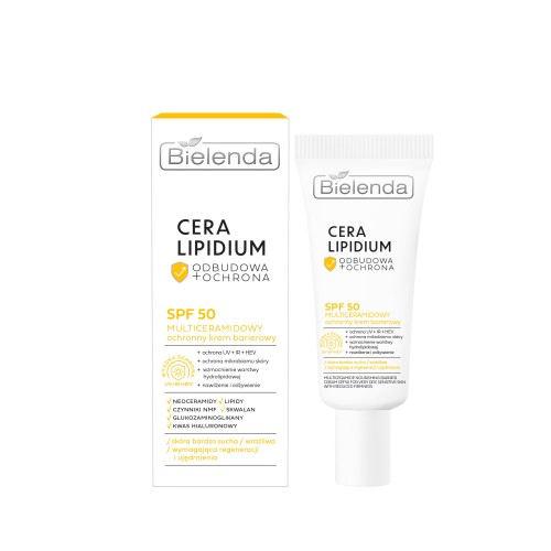 BIELENDA CERA LIPIDIUM MULTICERAMIDE PROTECTIVE BARRIER CREAM SPF 50