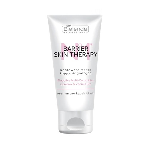 BIELENDA PROFESSIONAL  BARRIER SKIN THERAPY Repairing, soothing mask with Multi-Ceramide Complex & Vitamin B12, 150ml
