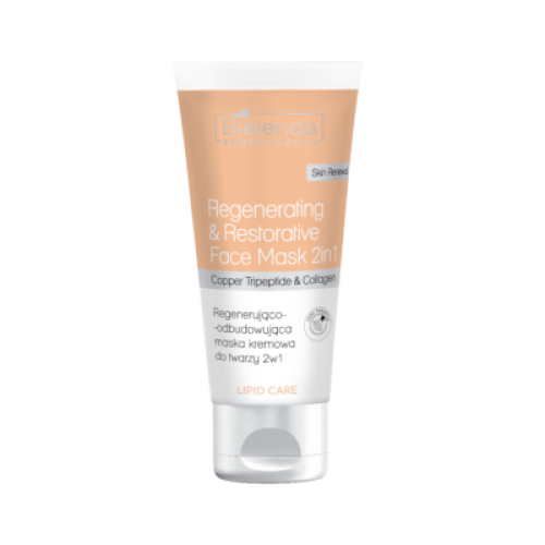 BIELENDA PROFESSIONAL LIPID CARE Regenerating and restorative face mask 2in1 150ml
