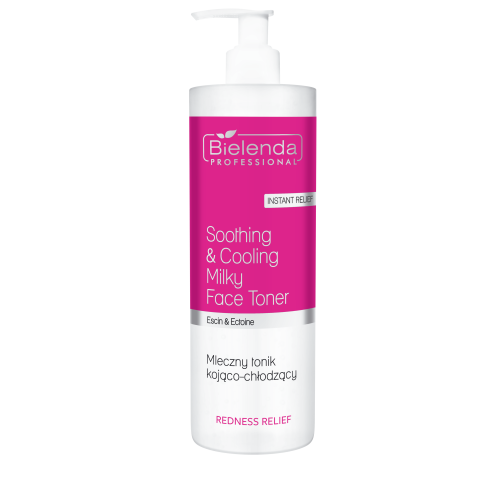 BIELENDA PROFESSIONAL REDNESS RELIEF MILKY SOOTHING AND COOLING TONIC FOR CAPILLARY SKIN 500ML