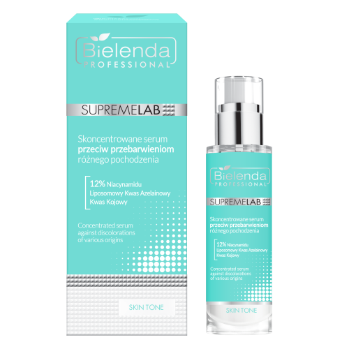 BIELENDA SUPREMELAB SKIN TONE CONCENTRATED SERUM AGAINST DISCOLORATIONS OF DIFFERENT ORIGINS 30 ml