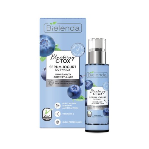 BIELENDA BLUEBERRY C-TOX Moisturizing and illuminating yogurt serum 30ml