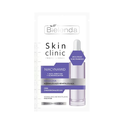 BIELENDA SKIN CLINIC PROFESSIONAL  NIACYNAMID  NORMALISING & REVITALISING FACE MASK  8g
