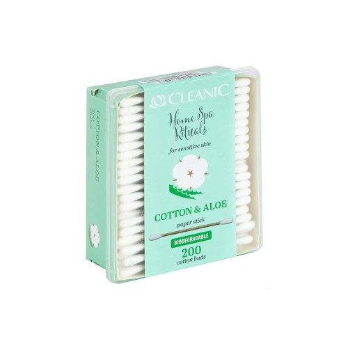 CLEANIC Home Spa Rituals Aloe cotton buds 200 pieces