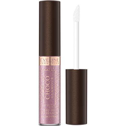 EVELINE CHOCO GLAMOUR LIQUID WATERPROOF EYESHADOW WITH COCOA EXTRACT no.04 6.5ml