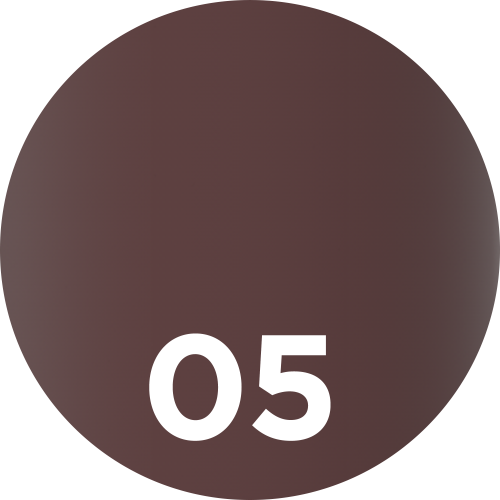 EVELINE CHOCO GLAMOUR LIQUID WATERPROOF EYESHADOW WITH COCOA EXTRACT no.05 6.5ml