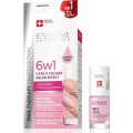 Eveline Nail Therapy Professional 6in1 Care & Color nail conditioner Shimmer Pink 5ml