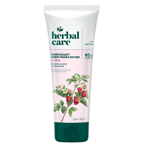 FARMONA HERBAL CARE Raspberry moisturizing hand cream-mask 100ml