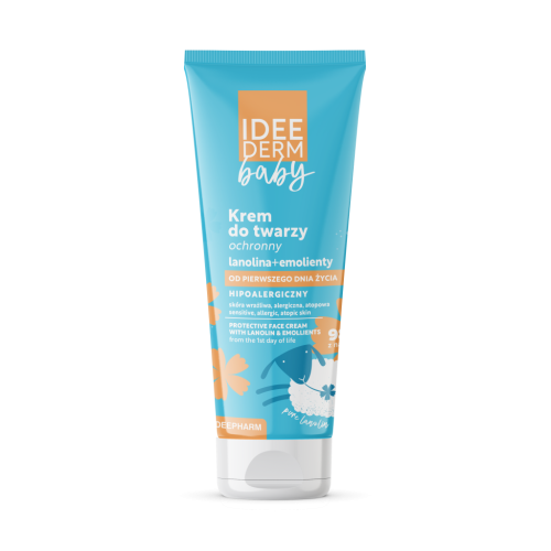 IDEEPHARM IDEE DERM BABY protective face cream with lanolin &emollients from the 1st day of life 50ml