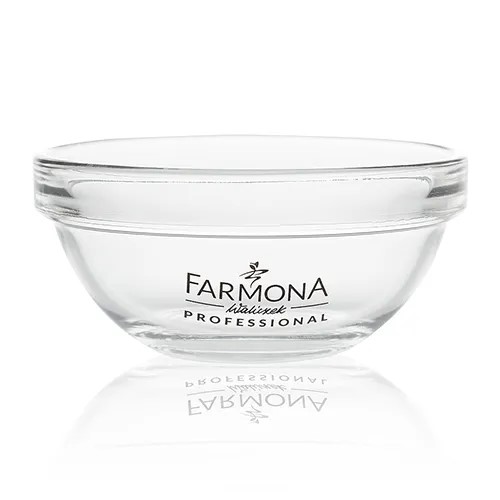 FARMONA PROFESSIONAL Glass Bowl for Masks Serums and Acid Treatments Mixing 1pc