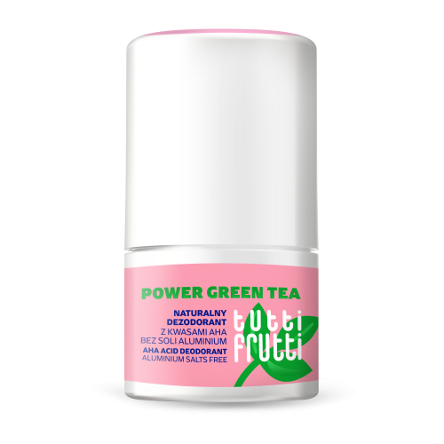 Farmona Tutti Frutti POWER GREEN TEA Natural Deodorant with AHA Acid  - Aluminium Salts Free 50ml