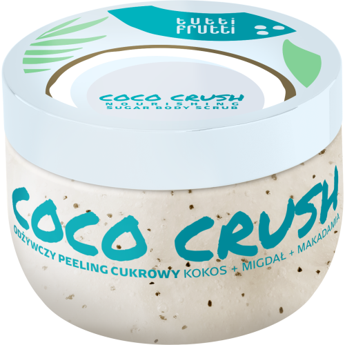 Farmona Tutti Frutti Coco Crush Nourishing Sugar Peeling - Coconut + Almond + Macadamia 300g