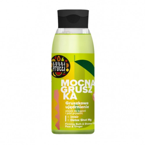 TUTTI FRUTTI Firming bath & shower oil Pear & Ginger 400ml