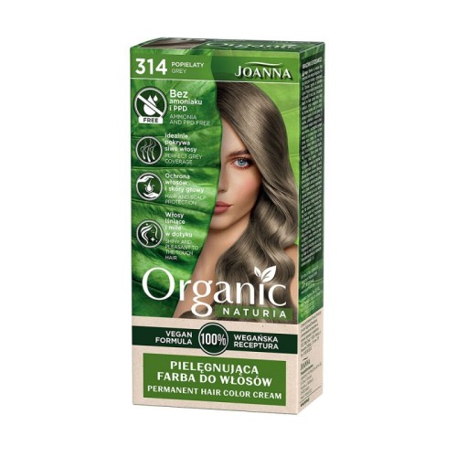JOANNA ORGANIC VEGAN HAIR DYE NO 314 GRAY