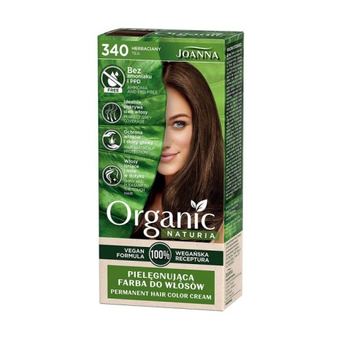 JOANNA ORGANIC VEGAN HAIR DYE NO 340 TEA
