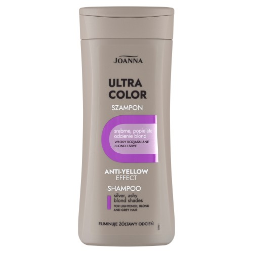 Joanna Ultra Color System Silver Shampoo for Silver and Ash Blond Hair shades 200ml