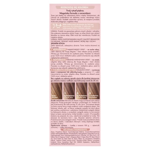 JOANNA ULTRA COLOR HAIR TONER Sweet Cappuccino 100 g