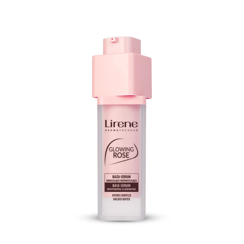 LIRENE GLOWING ROSE Moisturizing & brightening base serum 30 ml
