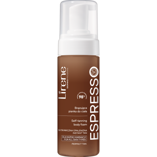 Lirene PERFECT TAN Bronzing body foam ESPRESSO 150ml