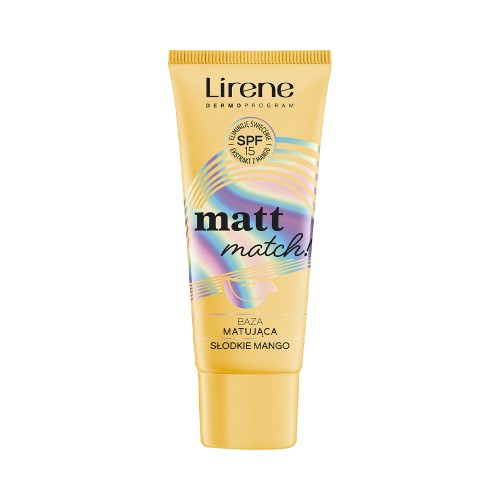 Lirene Mattifying Base SPF 15 MATT MATCH!  SWEET MANGO 30 ml