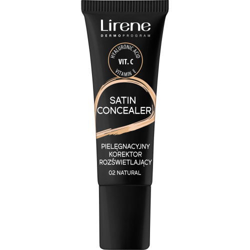 Lirene MAKE UP SATIN CONCEALER Brightening concealer 02 NATURAL 10ml