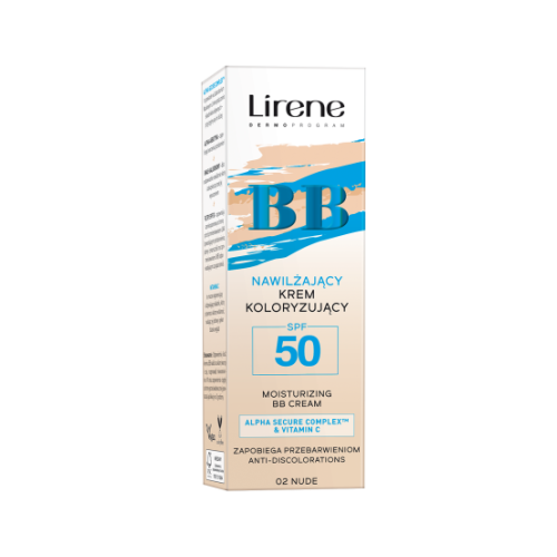 LIRENE Moisturising BB Cream SPF 50 02 NUDE 30ml
