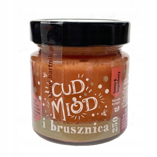 SADECKI BARTNIK  Miracle honey and lingonberry 250g