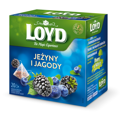 LOYD BLACKBERRY & BLUEBERRY TEA 40 G